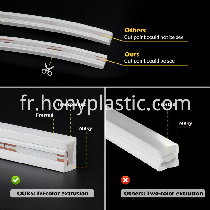 Neon Light Silicone Led Strip Diffuser